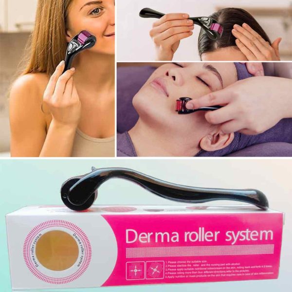 Hair Regrowth Derma Roller Facial & Hair Therapy Micro-needle 540