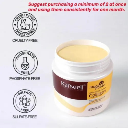 Karseell Keratin Collagen Hair Mask - 500ml