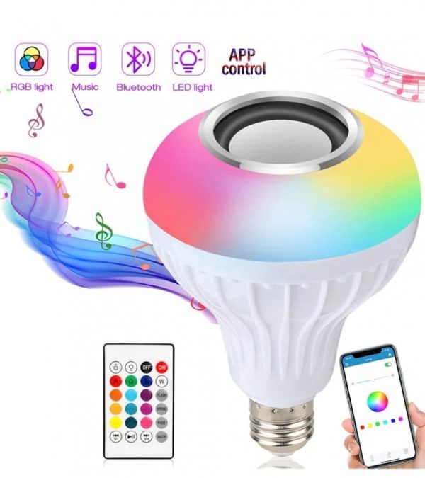 RGB Bluetooth Speaker Bulb