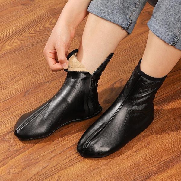 Unisex Winter Warm Leather Socks