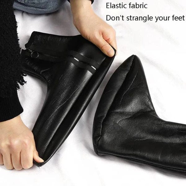 Unisex Winter Warm Leather Socks